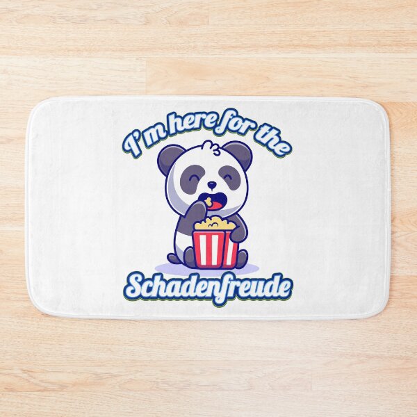 Item preview, I Am Here For The Schadenfreude Funny Cute Panda Sarcastic designed and sold by johnta17.