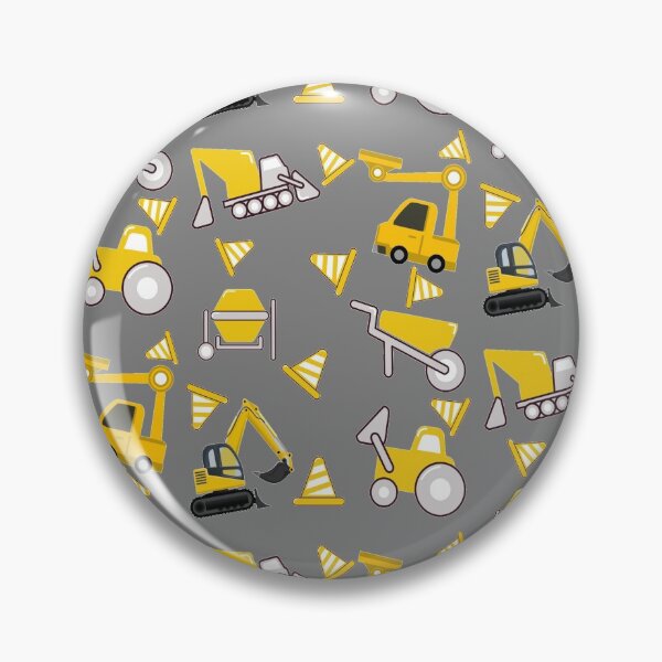Item preview,  Construction Trucks on gray - kids truck lover designed and sold by chetan786.