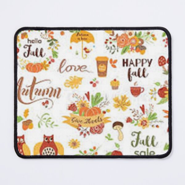Item preview, Happy Fall Pattern  apparel, accessories, home decor, gifts,   https://lduke47.redbubble.com designed and sold by lduke47.
