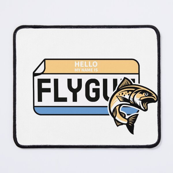 Item preview, Trout Fly Fishing Name Tag Graphic designed and sold by FlyLifeApparel.