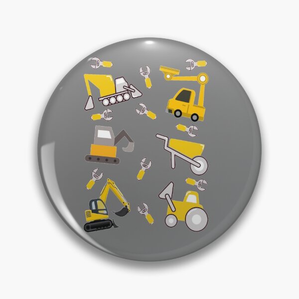 Item preview, Construction Trucks on gray - kids truck lover designed and sold by chetan786.