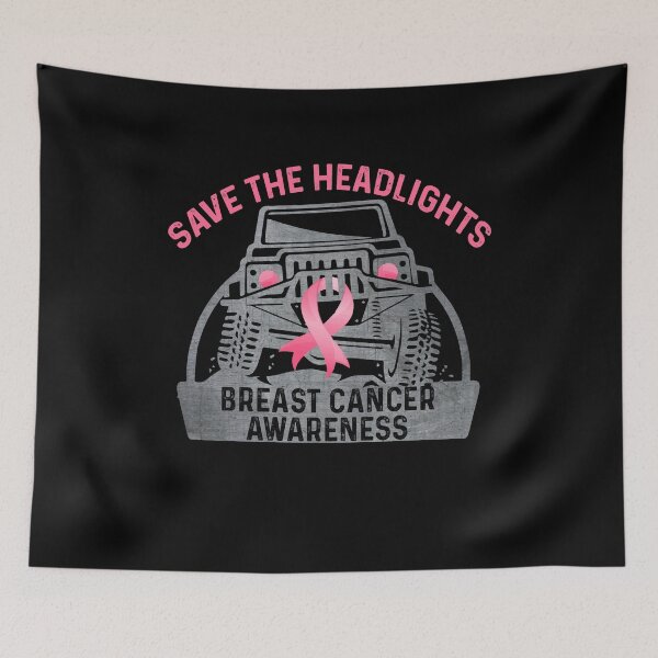 Item preview, Save The Headlights Breast Cancer Awareness designed and sold by Dressed For  Duty.