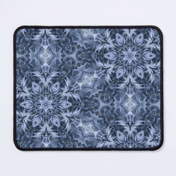 Item preview, Dusty Blue Mandala Kaleidoscopeic Geometric Pattern designed and sold by wild.geranium.design.