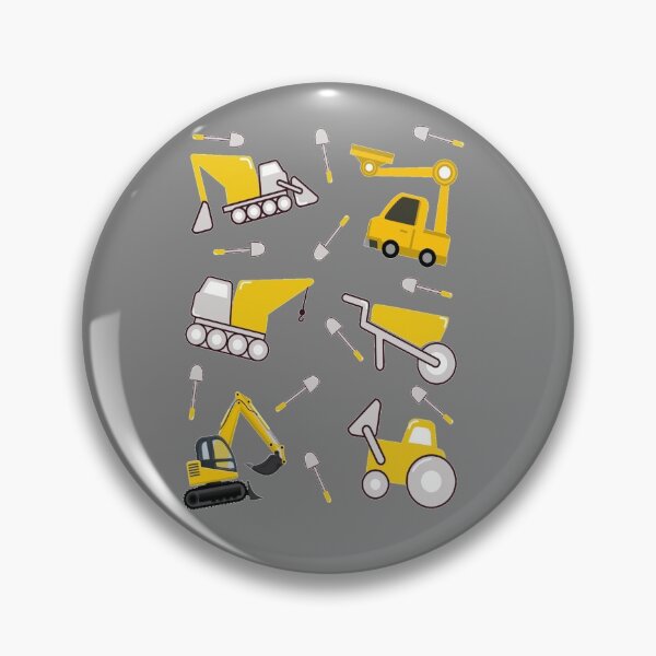 Item preview, Construction Trucks on gray - kids truck lover designed and sold by chetan786.