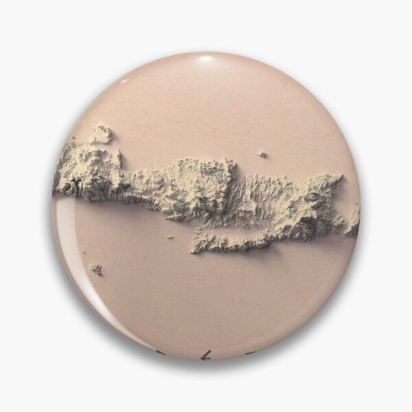 Item preview, Crete, Greece Relief Map 3D digitally-rendered designed and sold by ThinkAboutMaps.