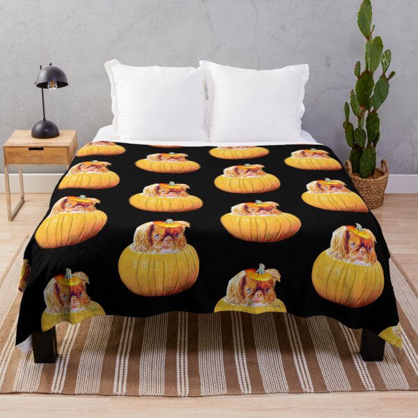 Item preview, Pekingese Halloween Pumpkin for Pekingese Lovers designed and sold by Mochi-Merch.