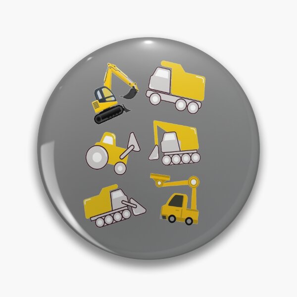 Item preview, Construction Trucks on gray - kids truck lover designed and sold by chetan786.