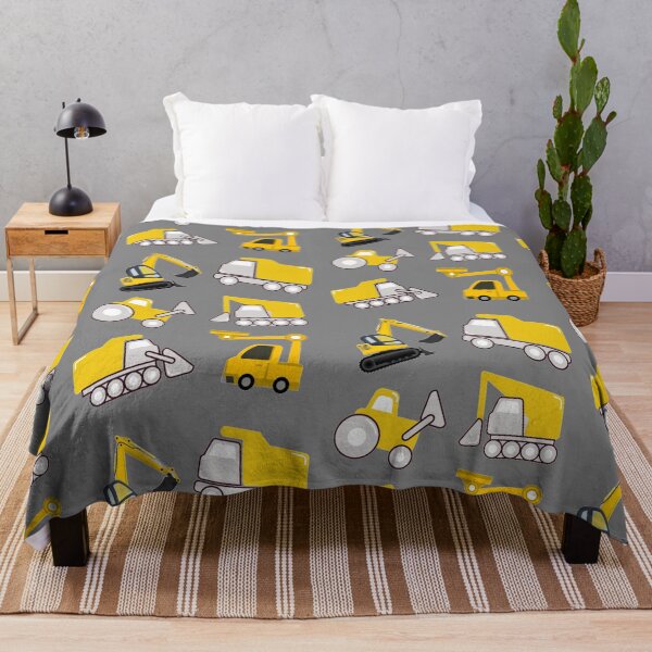 Item preview, Construction Trucks on gray - kids truck lover designed and sold by chetan786.