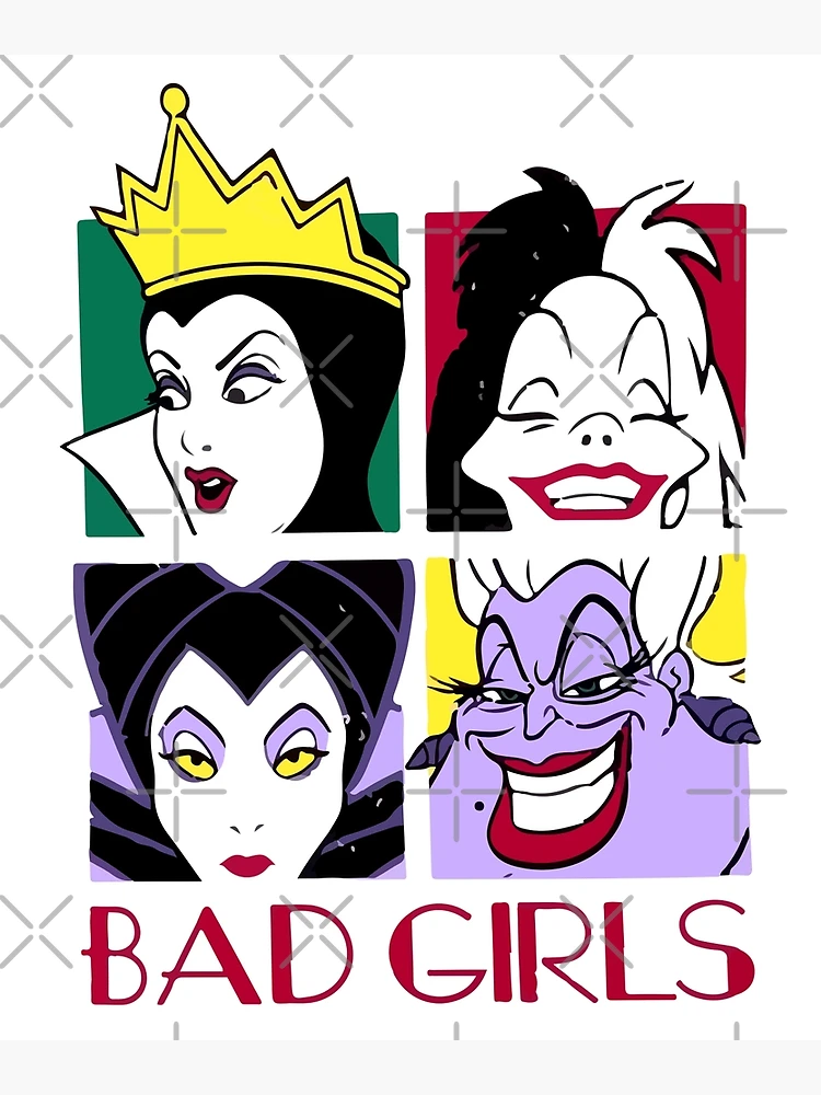 Bad Girls Cartoon Villains | Poster