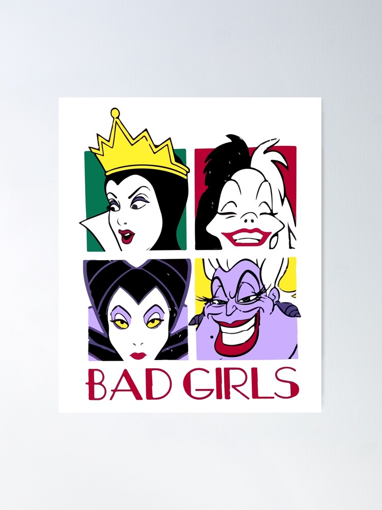 Bad Girls Cartoon Villains | Poster