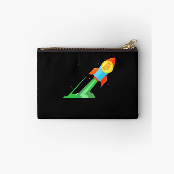 Item preview, Bitcoin Rocket Pump Green Candle Cryptocurrency Trading designed and sold by Dressed For  Duty.