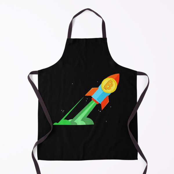 Item preview, Bitcoin Rocket Pump Green Candle Cryptocurrency Trading designed and sold by Dressed For Duty.