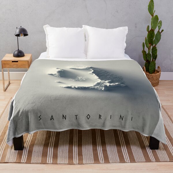 Item preview, Santorini, Greece Relief Map 3D digitally-rendered designed and sold by ThinkAboutMaps.