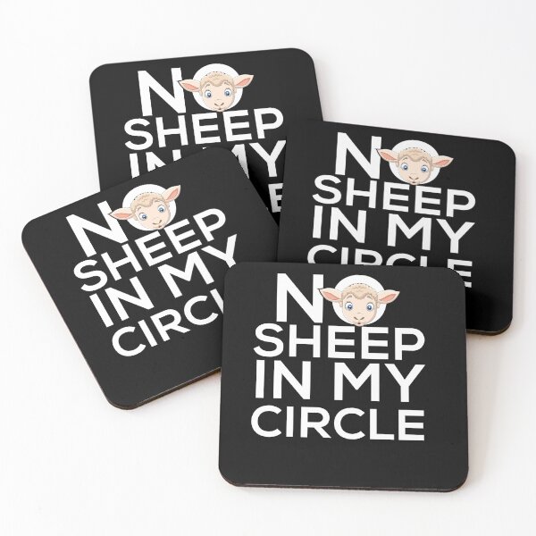 Aperçu de l'œuvre No Sheep In My Circle Personality and Proud Friend Circle créée et vendue par patroart.