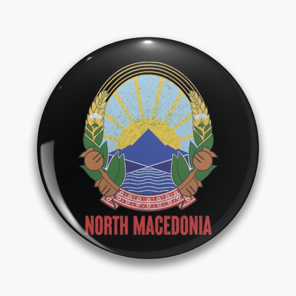 Item preview, Macedonian Pride T-ShirtNorth Macedonia _ Faded-Style Coat Of Arms designed and sold by KolochiBatud.