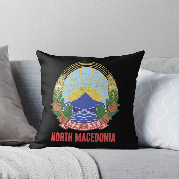 Item preview, Macedonian Pride T-ShirtNorth Macedonia _ Faded-Style Coat Of Arms designed and sold by KolochiBatud.