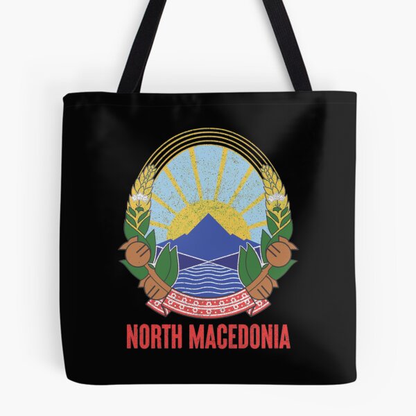 Item preview, Macedonian Pride T-ShirtNorth Macedonia _ Faded-Style Coat Of Arms designed and sold by KolochiBatud.