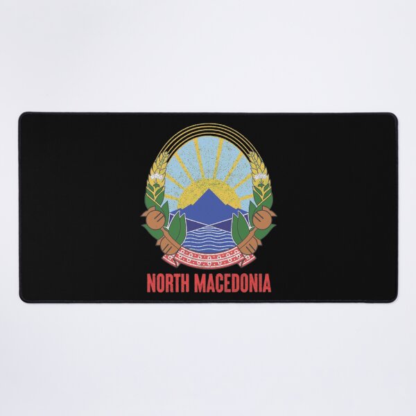 Item preview, Macedonian Pride T-ShirtNorth Macedonia _ Faded-Style Coat Of Arms designed and sold by KolochiBatud.
