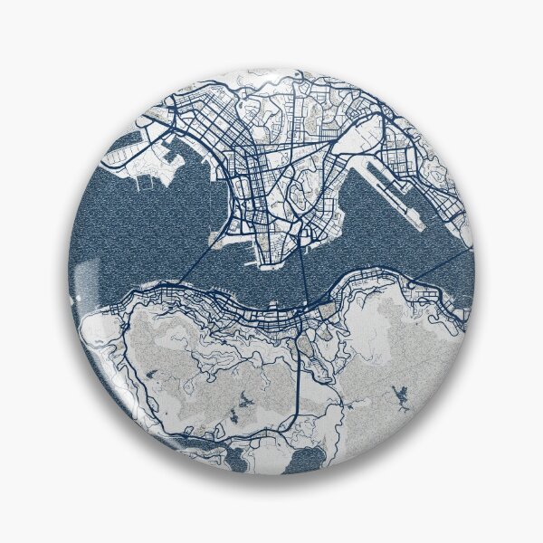 Item preview, Hong Kong City Map of China - Coastal designed and sold by deMAP.