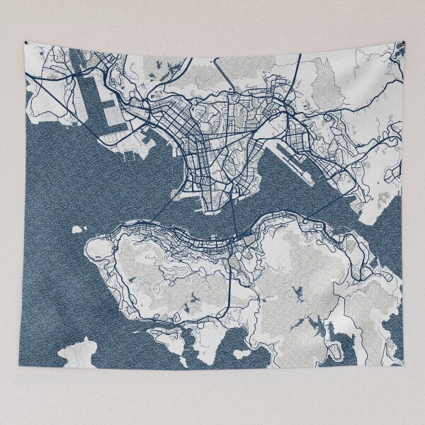 Item preview, Hong Kong City Map of China - Coastal designed and sold by deMAP.