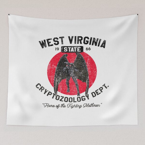Artikelvorschau, Mothman T-ShirtMothman and West Virginia State, Distressed entworfen und verkauft von KolochiBatud.