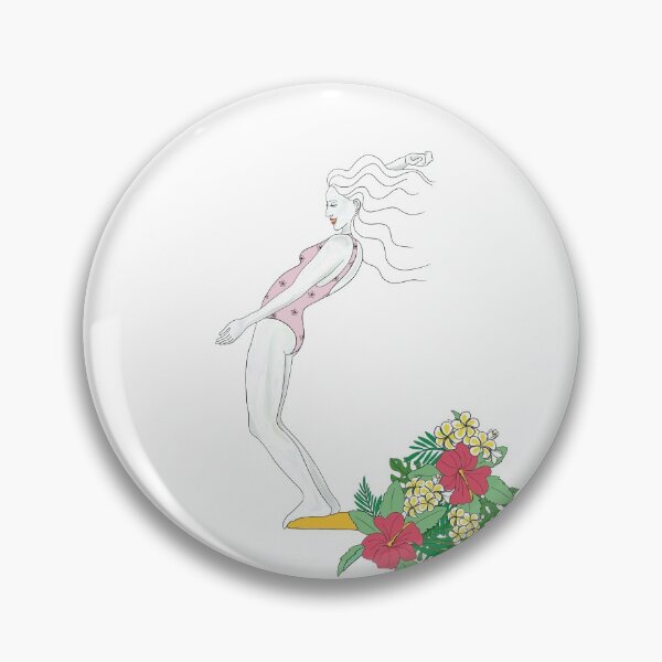 Item preview, Flower Wahine  designed and sold by Genevievesart.