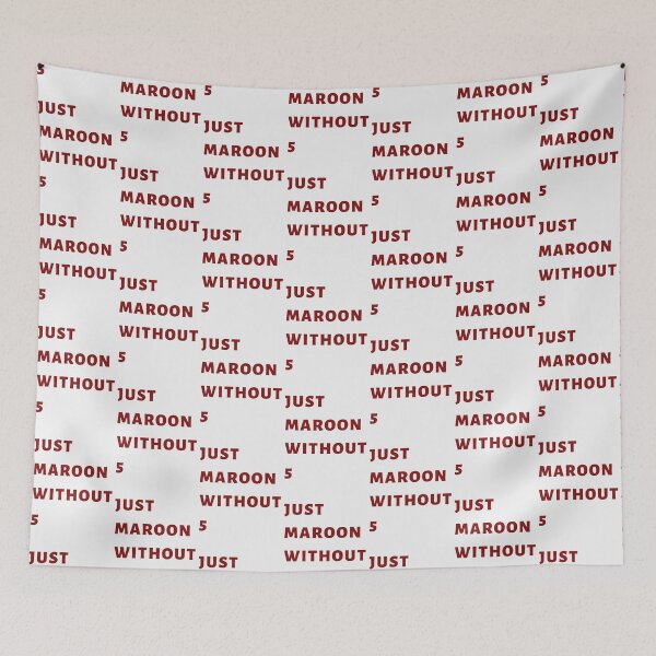 Item preview, Just-Maroon-Without-5 Text| Perfect Gift|Maroon 5|Perfect Gift For you and friends designed and sold by kricaro.