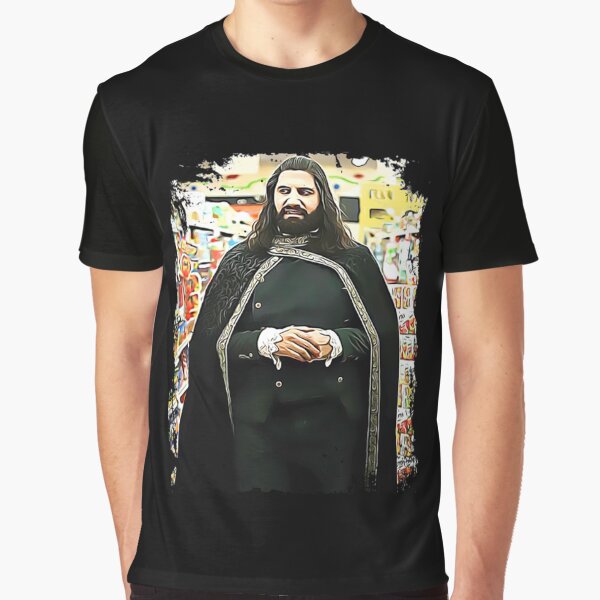 Aperçu de l'œuvre T-shirt Ce que nous faisons dans l'ombreCe que nous faisons dans l'ombre - Nandor l'Implacable créée et vendue par KolochiBatud.