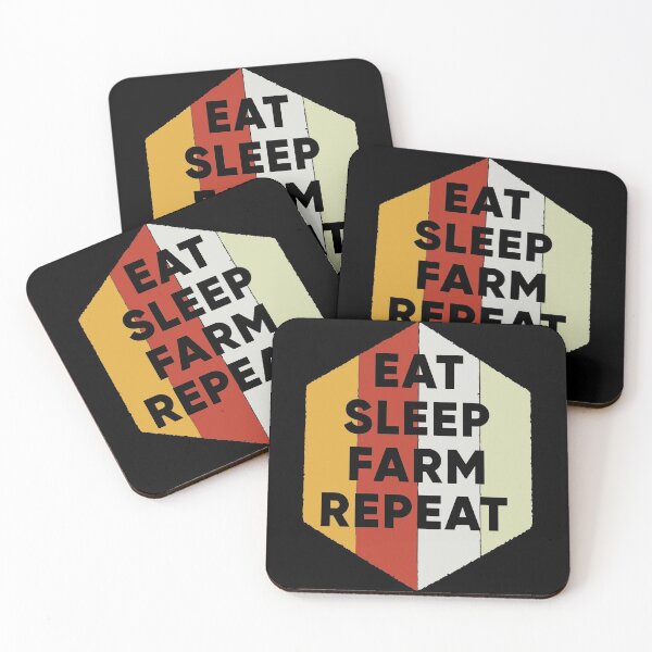 Item preview, Eat Sleep Farm Repeat designed and sold by FridPix.