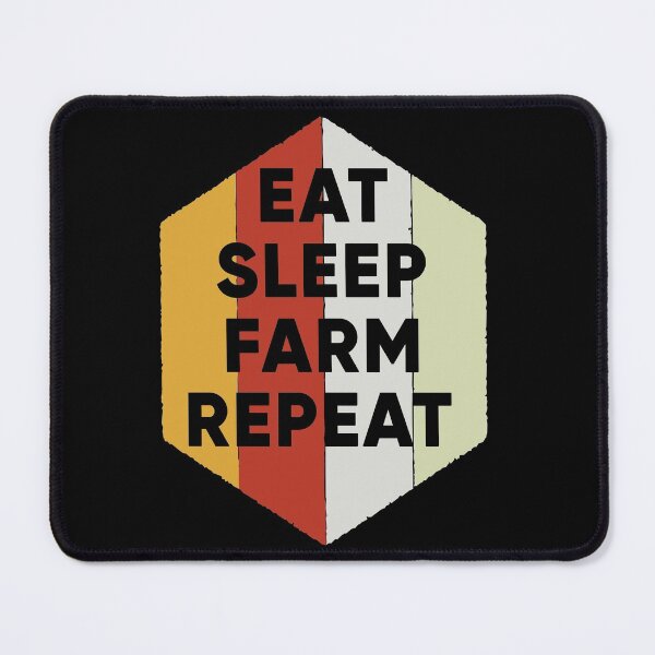 Item preview, Eat Sleep Farm Repeat designed and sold by FridPix.