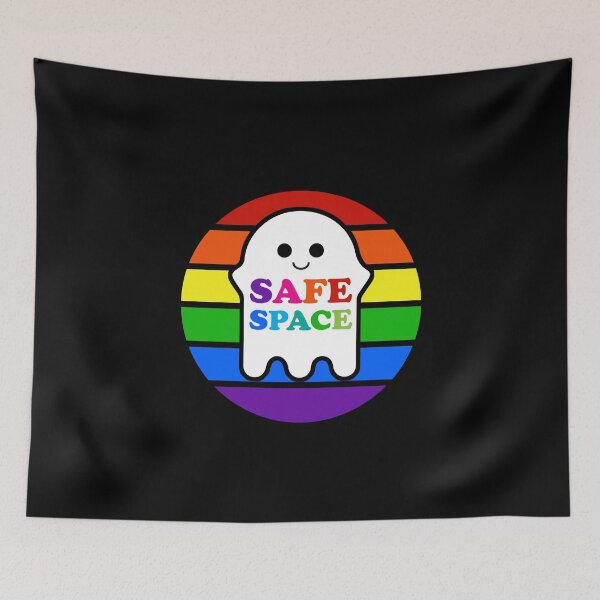 Item preview, Halloween Ghost LGBTQ Safe Space Equality designed and sold by aronia.