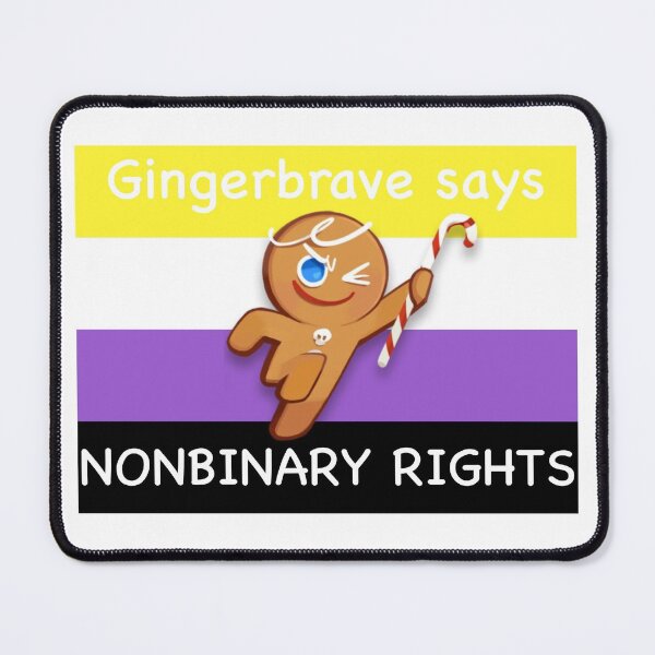 Item preview, Gingerbrave Nonbinary Rights designed and sold by AutumnLeef.