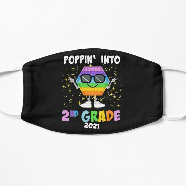 Pop It Fidget 2nd Grade Back To School 2021   Flat Mask