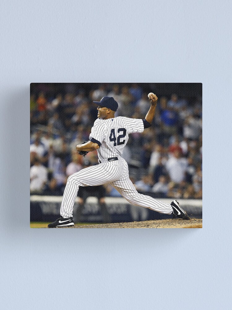 Mariano Rivera Poster Baseball Player Portrait Canvas Wall Art
