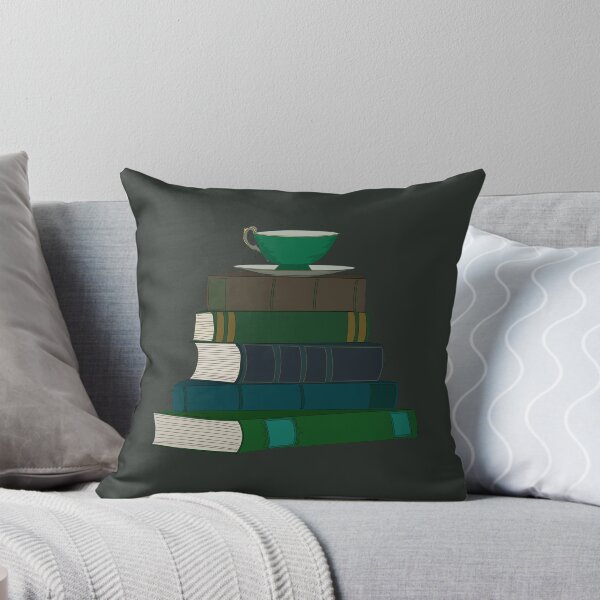 Item preview, Green Book Stack and Tea Cup designed and sold by MissBennett.