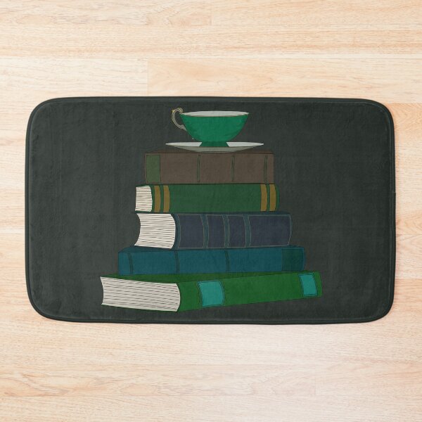 Item preview, Green Book Stack and Tea Cup designed and sold by MissBennett.