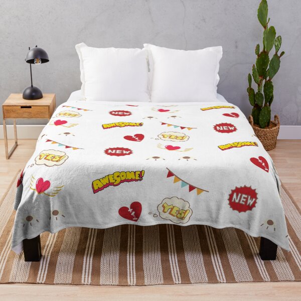 Item preview, red & yellow sticker pack designed and sold by bohemedesign.