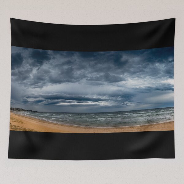 Item preview, Epic Menacing storm front rolling through Port Philip Bay approaching Frankston Beach designed and sold by James-Cole.