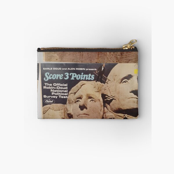 Item preview, Score 3 Points, Copy of 1966, Earle Doud, political, comedy, Mount Rushmore, LBJ, George Washington, Jefferson, Roosevelt designed and sold by Vintaged.