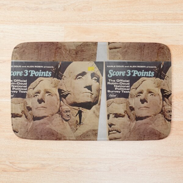 Item preview, Score 3 Points, Copy of 1966, Earle Doud, political, comedy, Mount Rushmore, LBJ, George Washington, Jefferson, Roosevelt designed and sold by Vintaged.