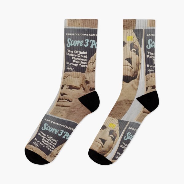 Item preview, Score 3 Points, Copy of 1966, Earle Doud, political, comedy, Mount Rushmore, LBJ, George Washington, Jefferson, Roosevelt designed and sold by Vintaged.