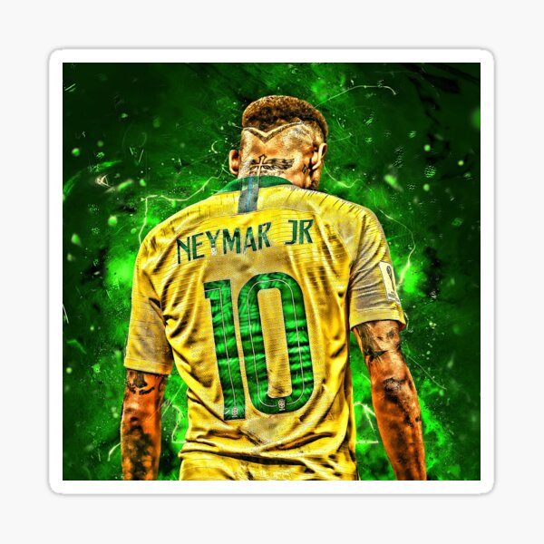 Neymar Jersey Sticker for Sale by juliamcc23