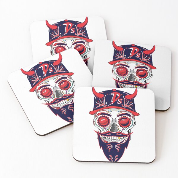 Item preview, AFL Melbourne Demons Sugar Skull      designed and sold by VulpiniSvg89.