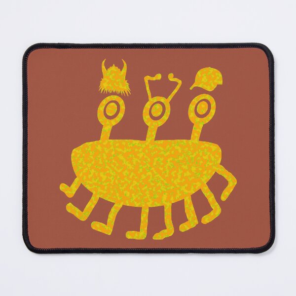 Item preview, Abstract Pattern Creature Yellow walking Shopping Calls designed and sold by AraljanFusion.