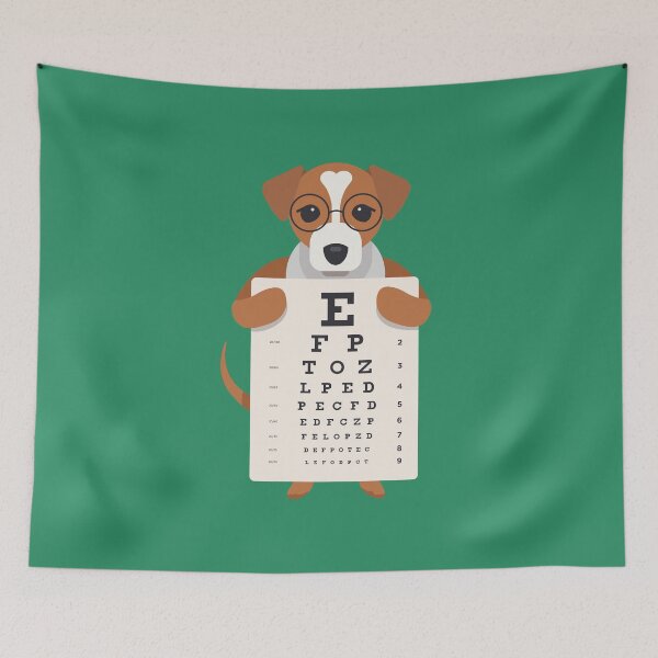 Item preview, Eye Doctor Optician Beagle Dog designed and sold by Cute and Funny Animal Art Designs.