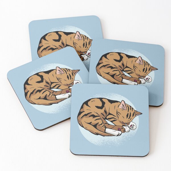 Item preview, Sleeping Cat designed and sold by Cute and Funny Animal Art Designs.