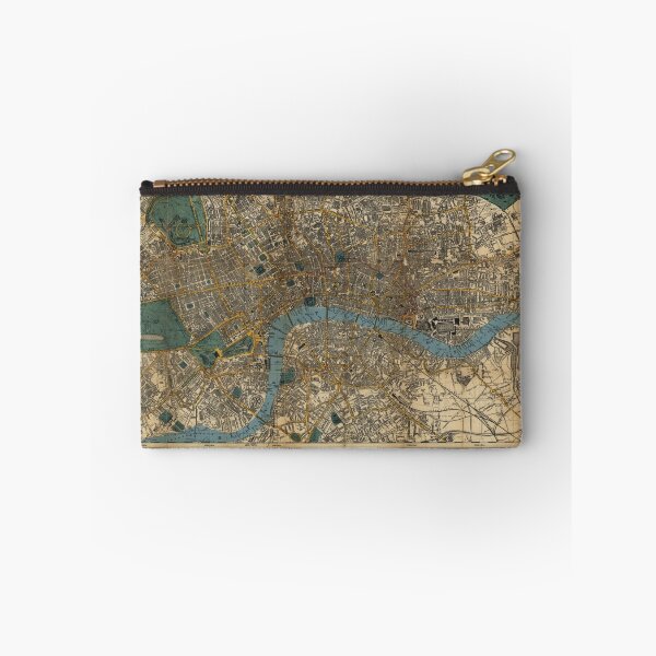 Item preview, Vintage Map of London England (1860) designed and sold by BravuraMedia.