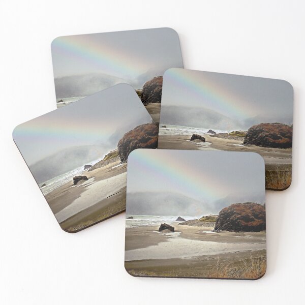 Item preview, Rainbow and  Fog on Pistil River in Oregon  designed and sold by SeaChangeDesign.
