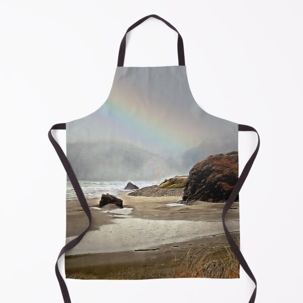 Item preview, Rainbow and Fog on Pistil River in Oregon designed and sold by SeaChangeDesign.
