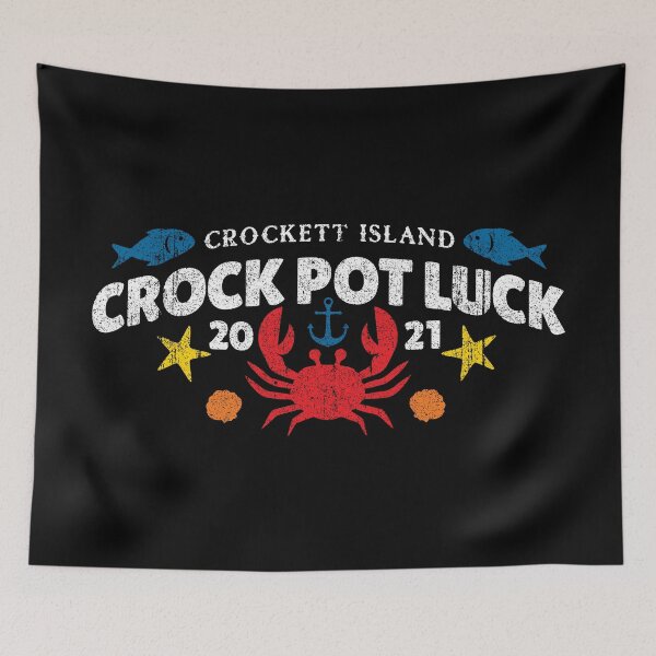 Item preview, Crockett Island Crock Pot Luck designed and sold by huckblade.